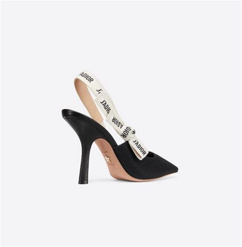 scarpe dior decollete|Scarpe con Tacco Dior Décolleté Slingback J’adior Nero  .